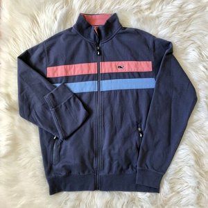 Vineyard Vines Full Zip Sweatshirt Striped S